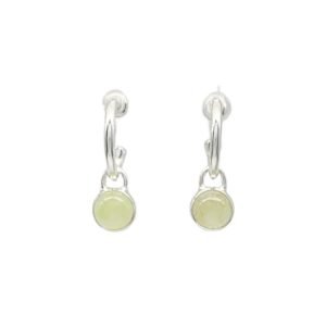 Hera Charm Hook with Lemon Chalcedony Charm Drop