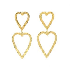 Dovdea Post Earrings - Gold Plated Sterling Silver