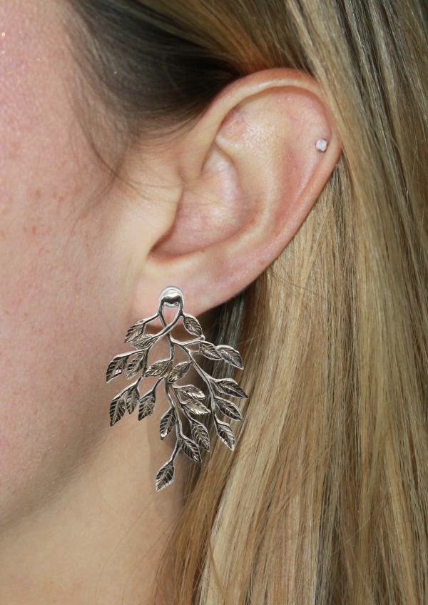 Uara Earrings - Sterling Silver - Image 2