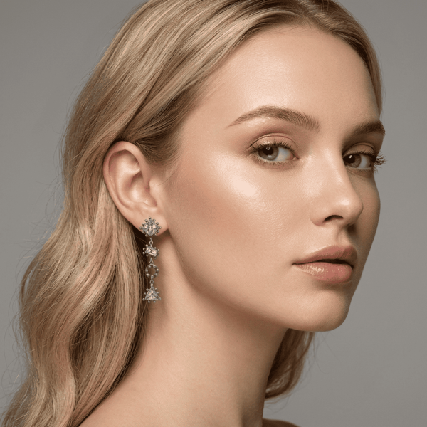 Era Hook Earrings - Cubic Zirconia - Image 2