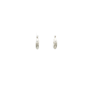 Zaria Hoop Earrings - Sterling Silver