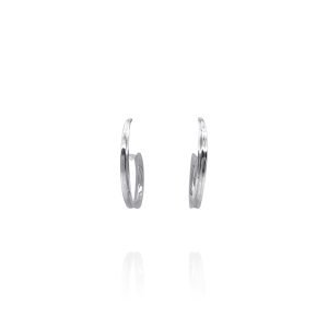 Kianda Hoop Earrings - Sterling Silver
