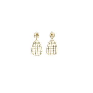 Nane Post Earrings - 22ct Gold Plated Sterling Silver