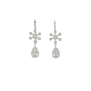 Biasis Hook Earrings - Cubic Zirconia
