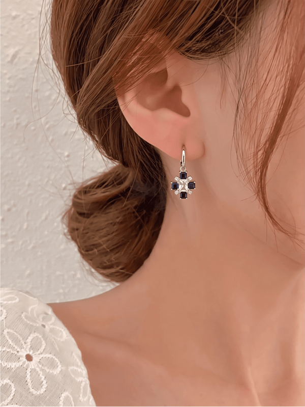 Hera Charm Hook with Cubic Zirconia Bicolour Charm Drop - Image 2