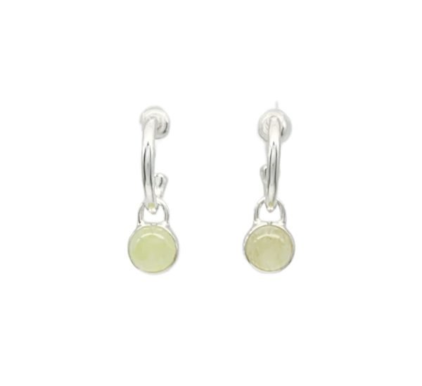 Hera Charm Hook with Lemon Chalcedony Charm Drop